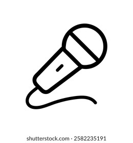 microphone icon representing hip hop music and performance