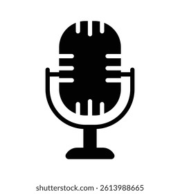 A microphone icon representing singing, performance, and entertainment