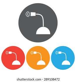 Microphone icon set