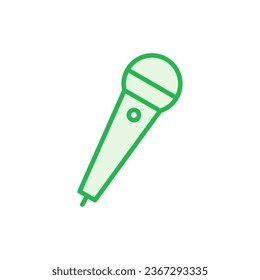 Microphone icon set. karaoke icon vector