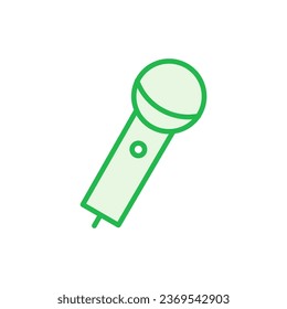 Microphone icon set. karaoke icon vector