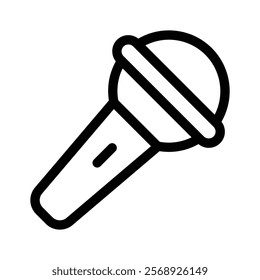 A microphone icon showing audio recording, speaking, or broadcasting