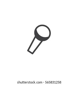 microphone icon. sign design