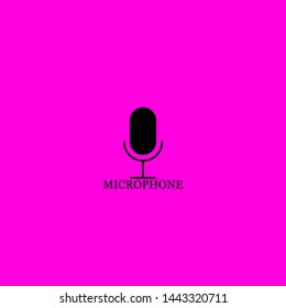 microphone icon sign signifier vector