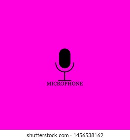 microphone icon sign signifier vector