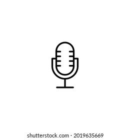 Microphone icon, microphone sign vector for web site Computer and mobile app