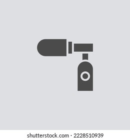 Microphone icon sign vector,Symbol, logo illustration for web and mobile