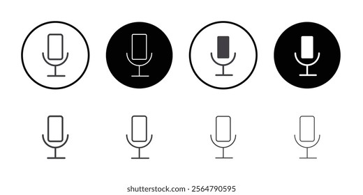 microphone icon simple vector symbol