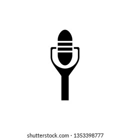 Microphone icon. Sound voice sign