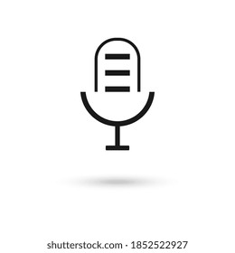 Microphone icon. Speaker symbol. Live music icon.