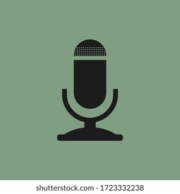 Microphone icon. Speaker vector. Sound sign. Simple illustration for web and mobile platforms.