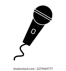 Mikrofon-Symbol, Sprachvektor, Audiografik