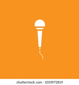 Microphone icon, stock vector, eps10.