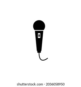 microphone icon, studio vector, radio illustration