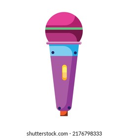 Microphone icon. Subtable to place on voice, karaoke, etc.