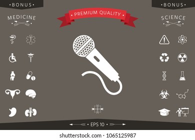 Microphone icon symbol