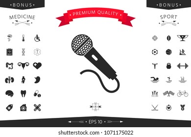 Microphone icon symbol