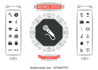Microphone icon symbol