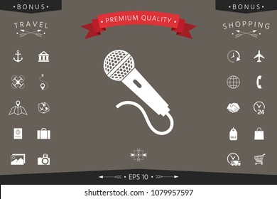 Microphone icon symbol