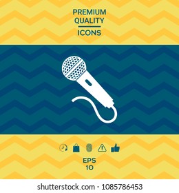 Microphone icon symbol