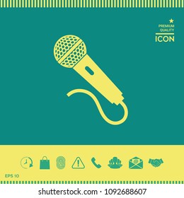 Microphone icon symbol