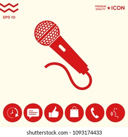 Microphone icon symbol
