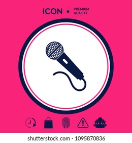 Microphone icon symbol