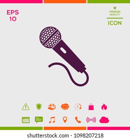 Microphone icon symbol