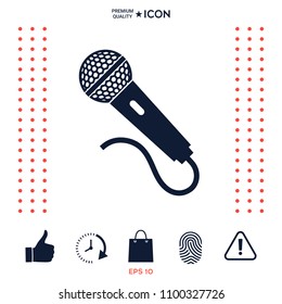 Microphone icon symbol