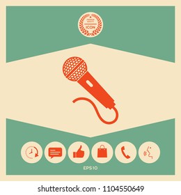 Microphone icon symbol