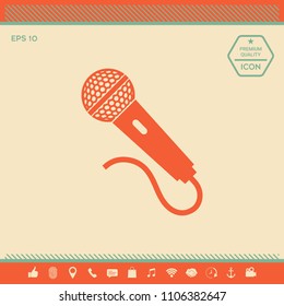Microphone icon symbol