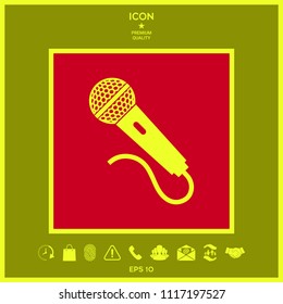 Microphone icon symbol