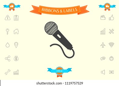 Microphone icon symbol