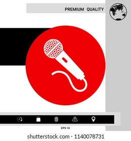 Microphone icon symbol