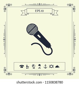 Microphone icon symbol