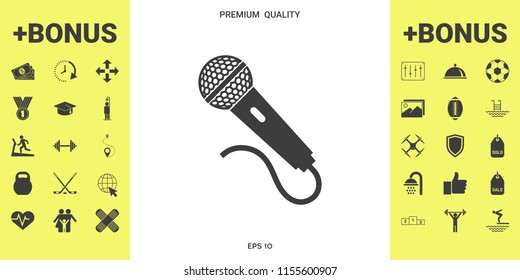 Microphone icon symbol