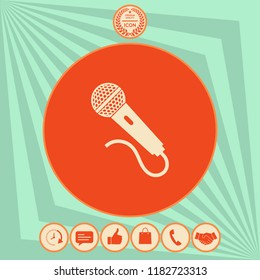 Microphone icon symbol