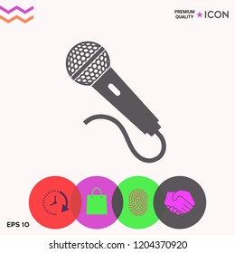 Microphone icon symbol