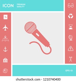 Microphone icon symbol