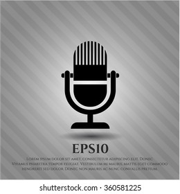 Microphone icon or symbol