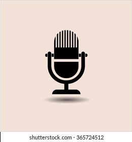 Microphone icon or symbol