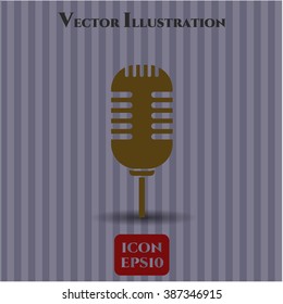 Microphone icon or symbol