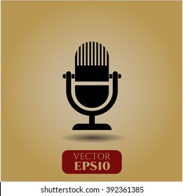 Microphone icon or symbol