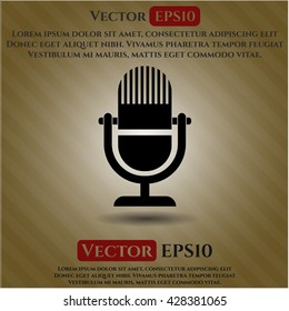 Microphone icon or symbol