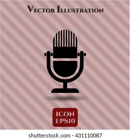 Icono o símbolo del micrófono