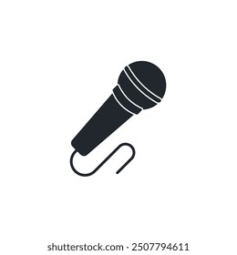 Microphone icon symbol template for graphic and web design collection logo vector illustration