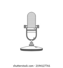 microphone icon symbol vector design