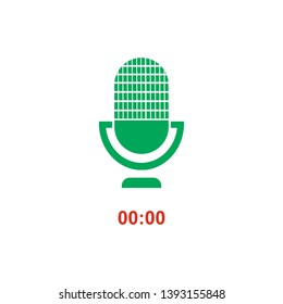 microphone icon symbol vector illustration 