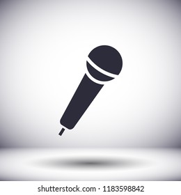 Microphone icon vector 10 eps design