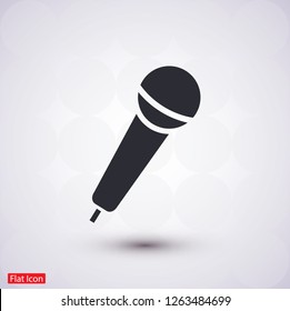 Microphone icon vector 10 eps design